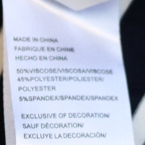 NEW Relaxx by Exist Plus Size Blue & White Stripes Cold Shoulder Dress Sz 3X - Picture 8 of 8